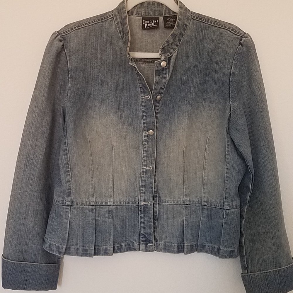 Stone washed Denim Jacket M